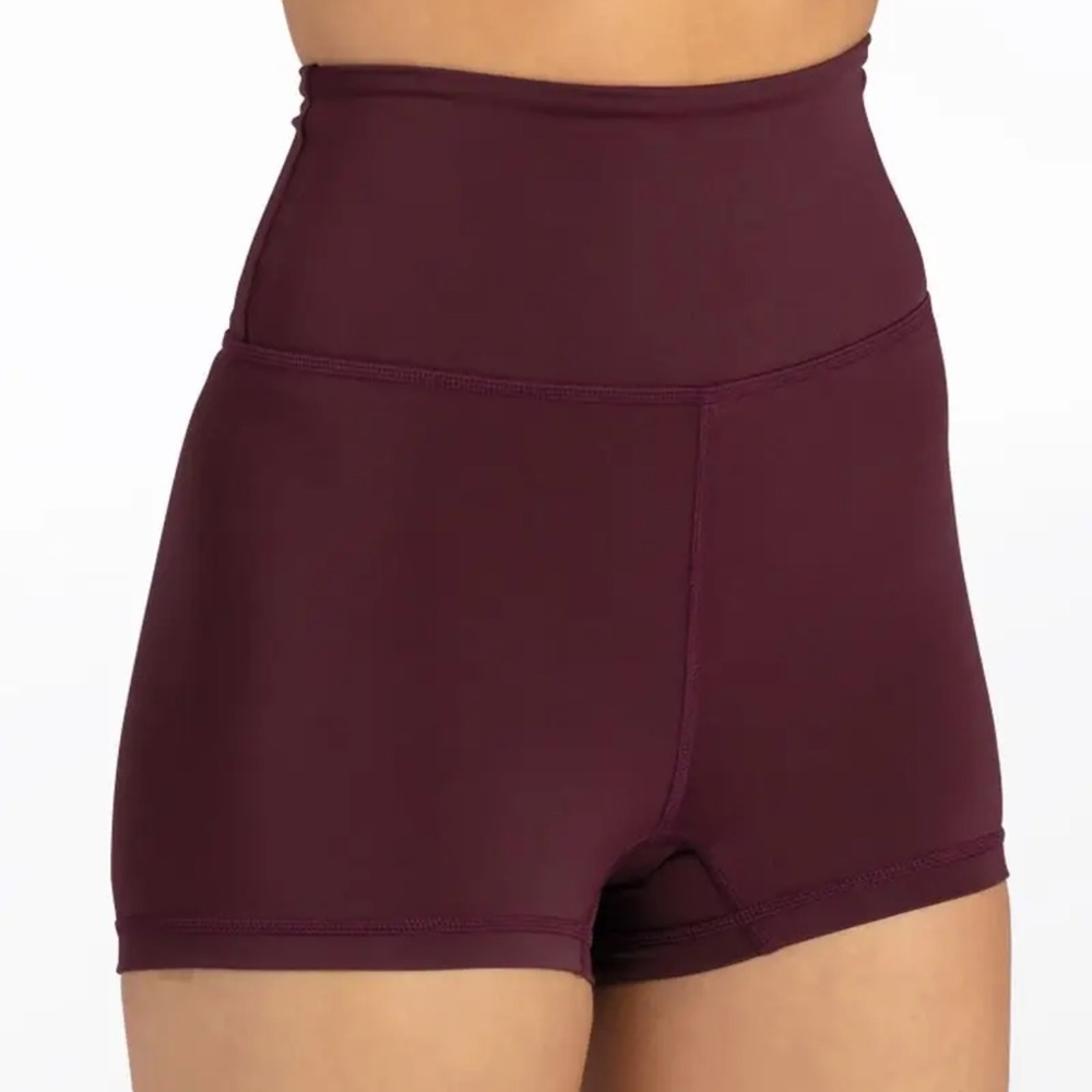 Weissman Balera FlexTek Smooth High-Waist Active Shorts Dance Shorts NEW Medium